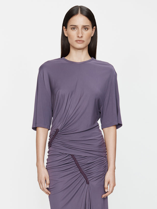 Shibari Jersey Ruche Tee