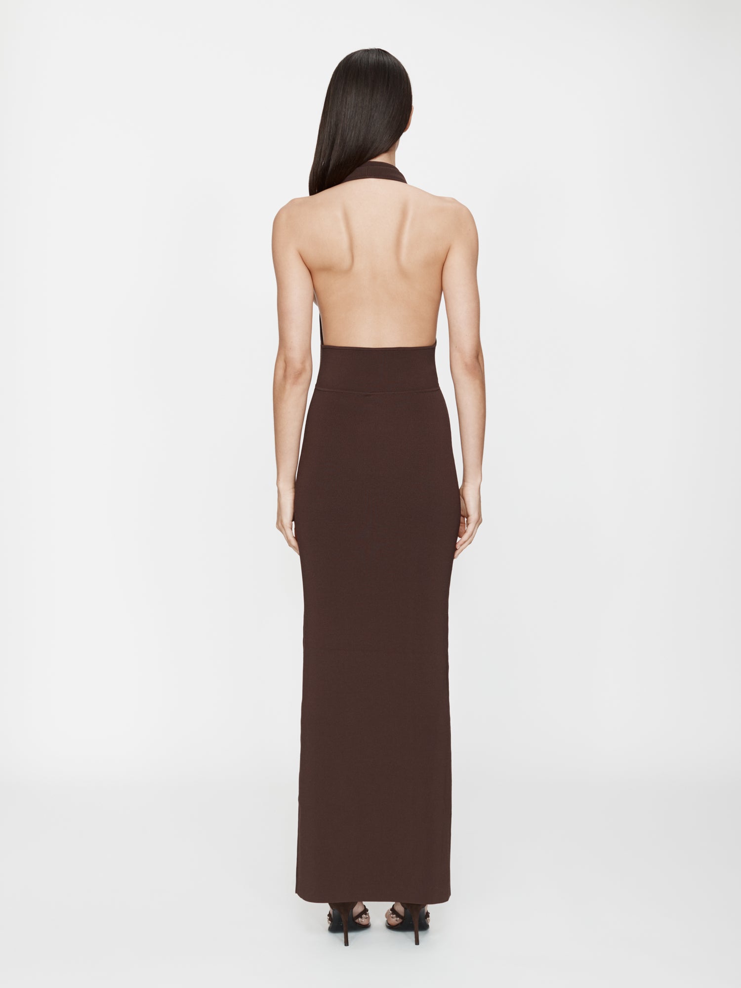 Slope Knit Halter Dress