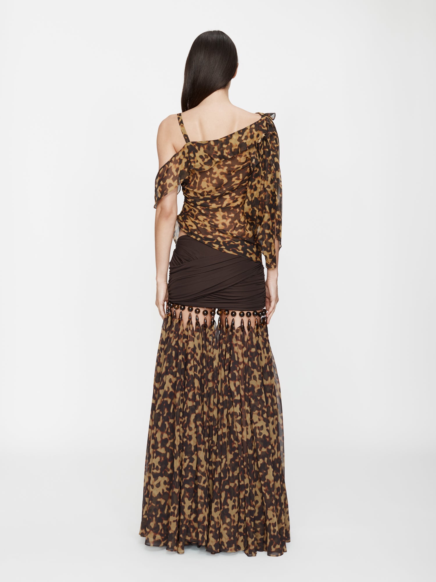 Tortoiseshell Droplet Jersey Skirt
