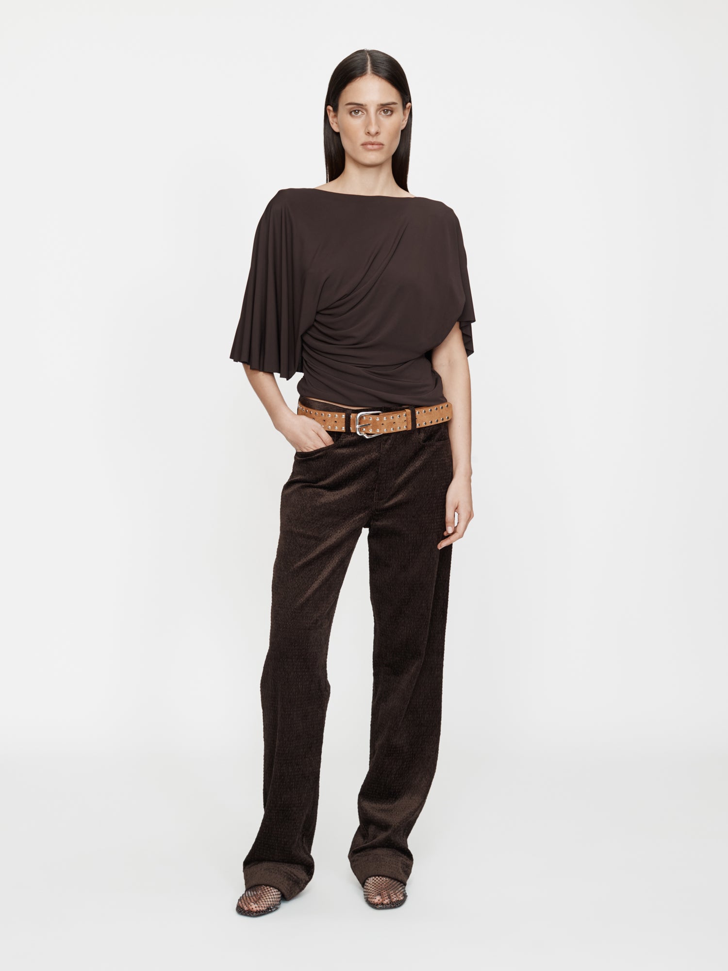 Ava Sateen Corduroy Jean