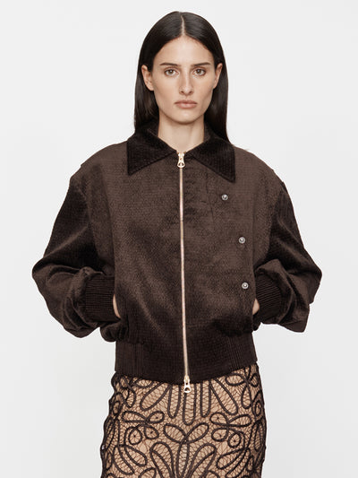 Lapped Flight Corduroy Bomber Jacket