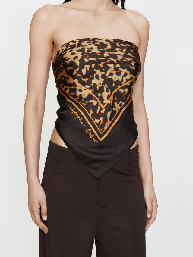 Tortoiseshell Silk Scarf