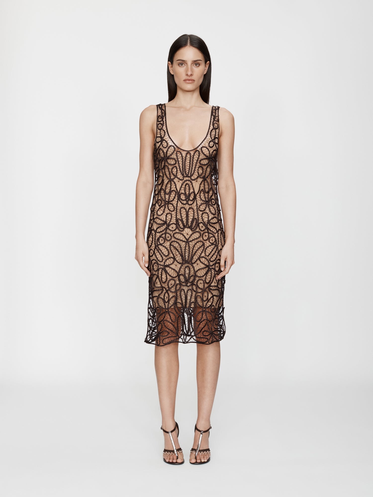 Meander Lace Tank Dress