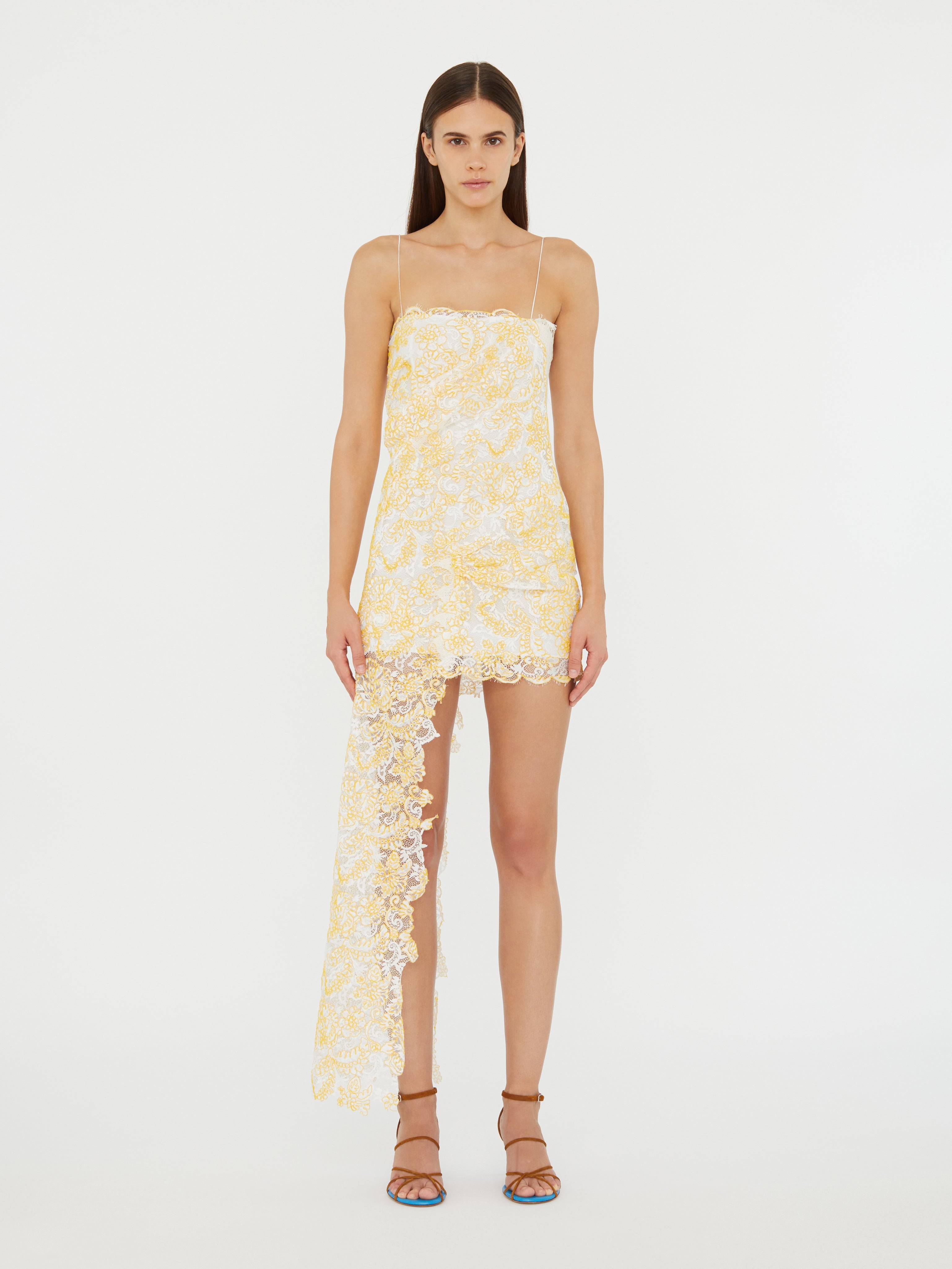 Floating Lace Cami Mini Dress
