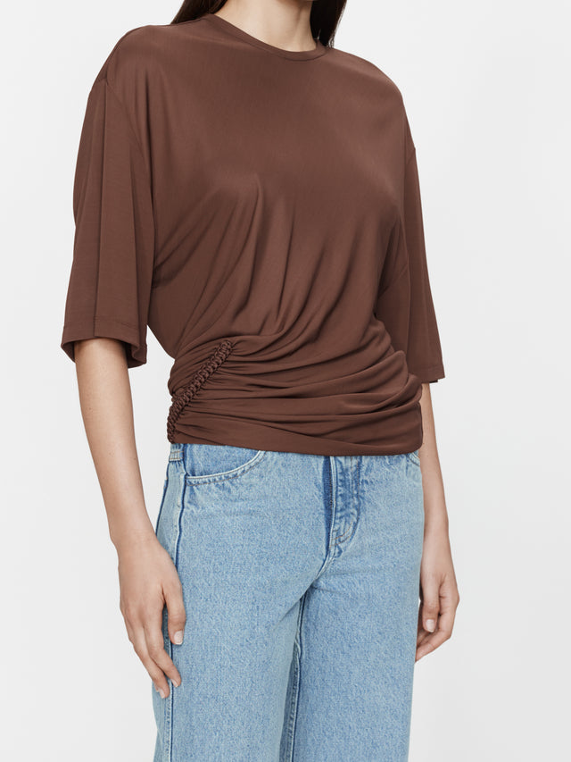 Shibari Jersey Ruche Tee