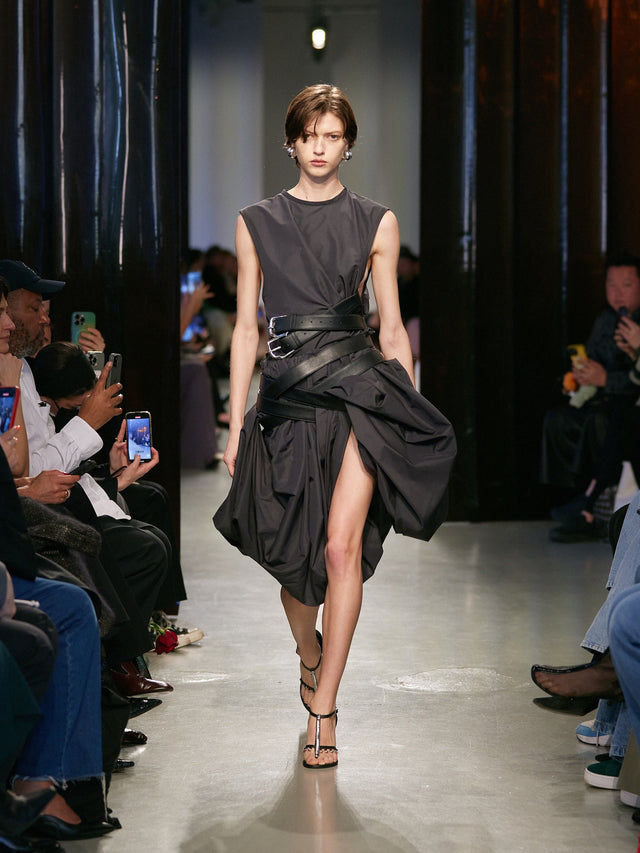 Locus Belted Taffeta Tank
