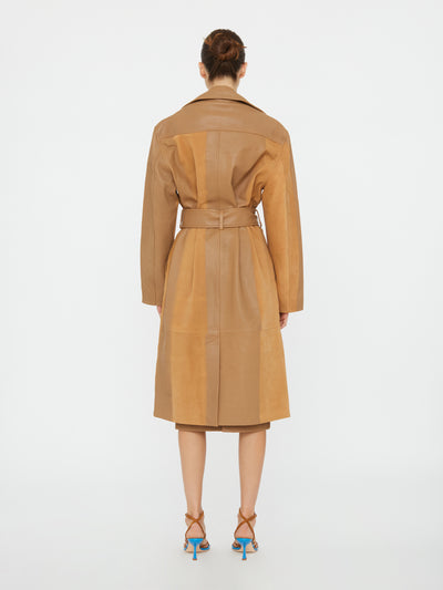Scuffed Leather Coat
