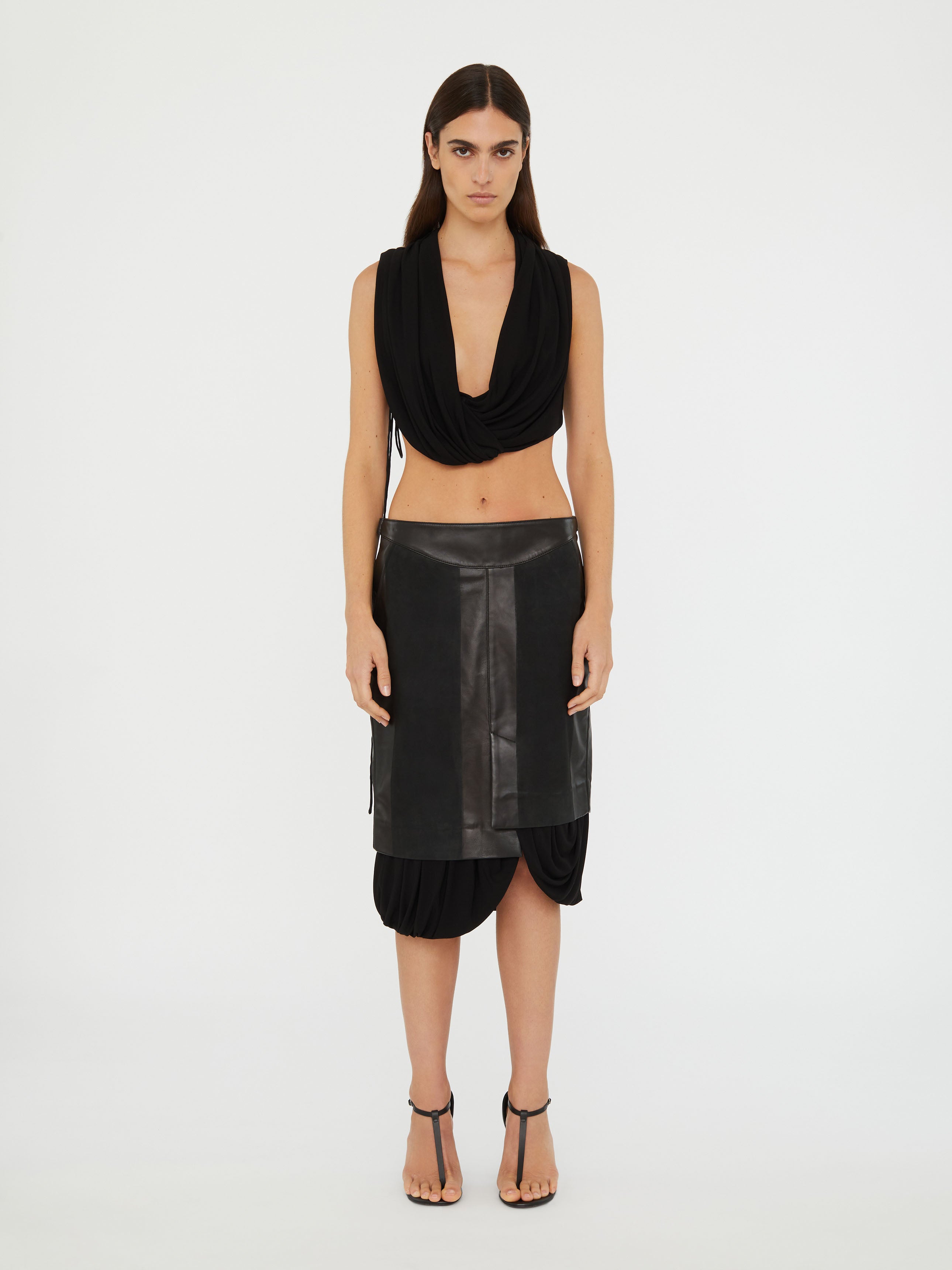 Interlock Jersey Drape Top