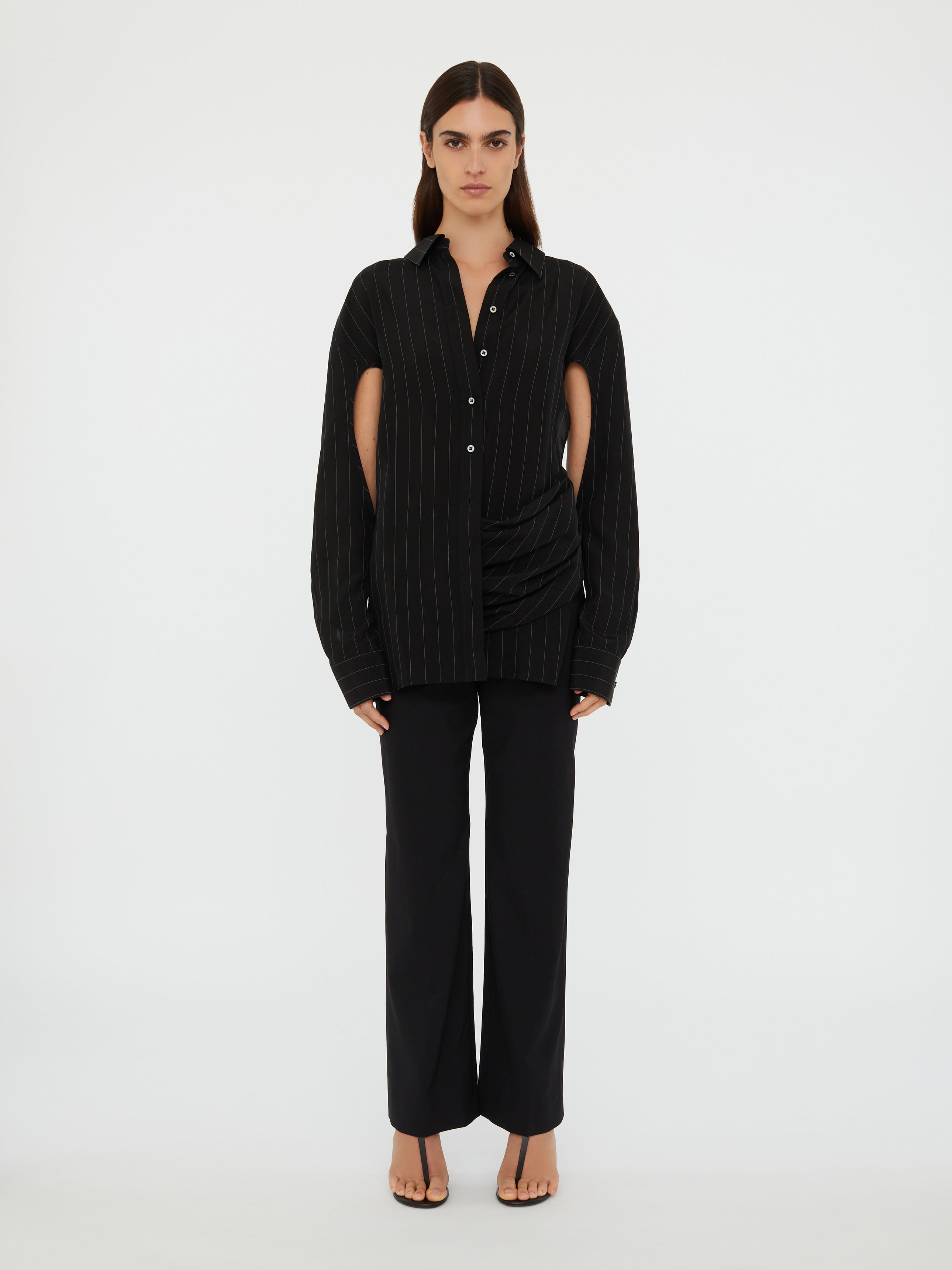 Crossover Drape Shirt
