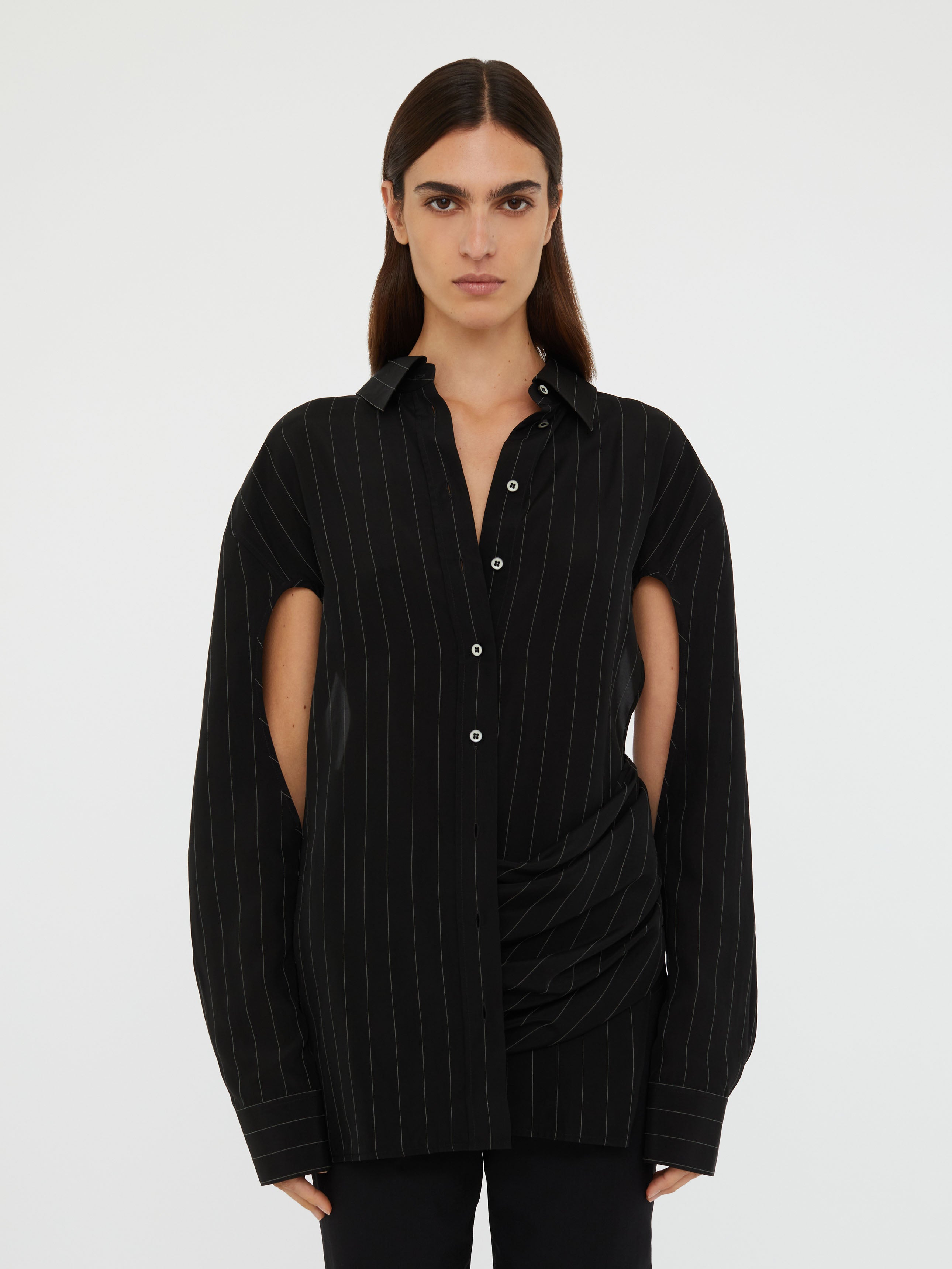 Crossover Drape Shirt