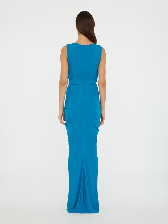 Bateau Drape Disconnect Tank Dress
