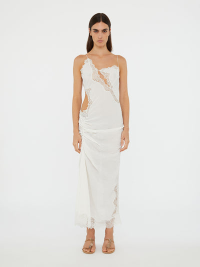 Crimped Lace Cami Dress
