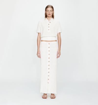 Sundial Shell Sunray Knit Skirt