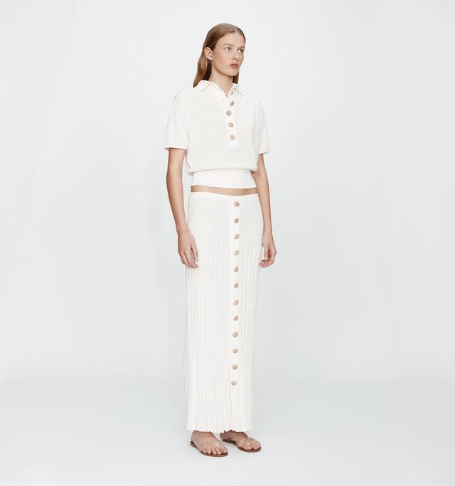 Sundial Shell Sunray Knit Skirt