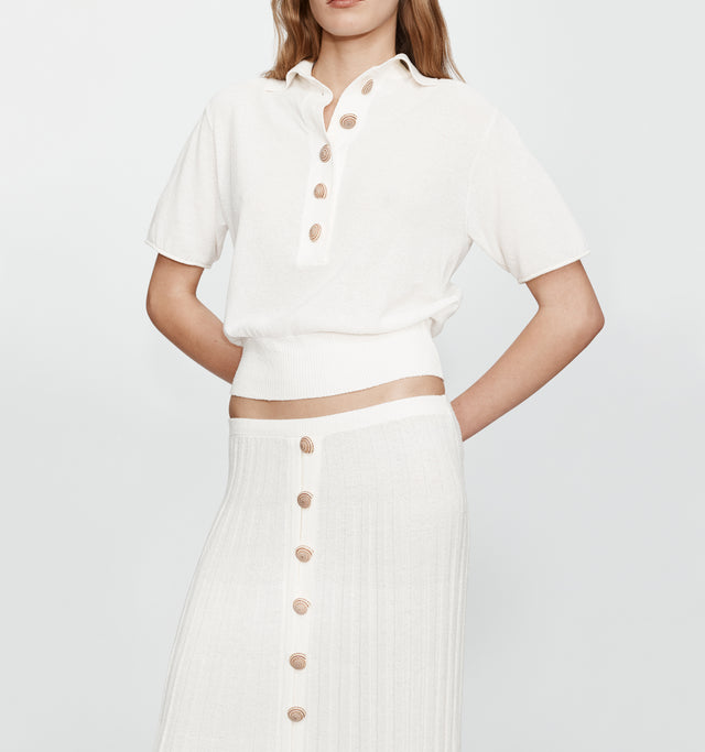 Sundial Shell Sunray Knit Skirt