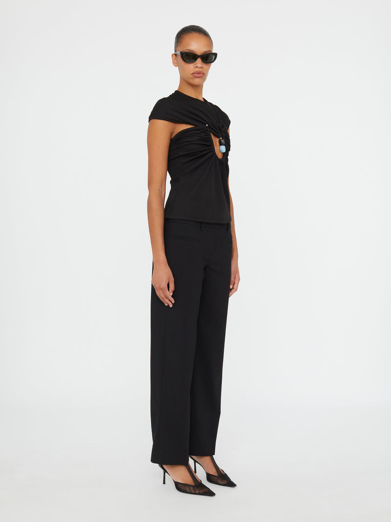 Helix Crystal Ribbed Tee - Image 3