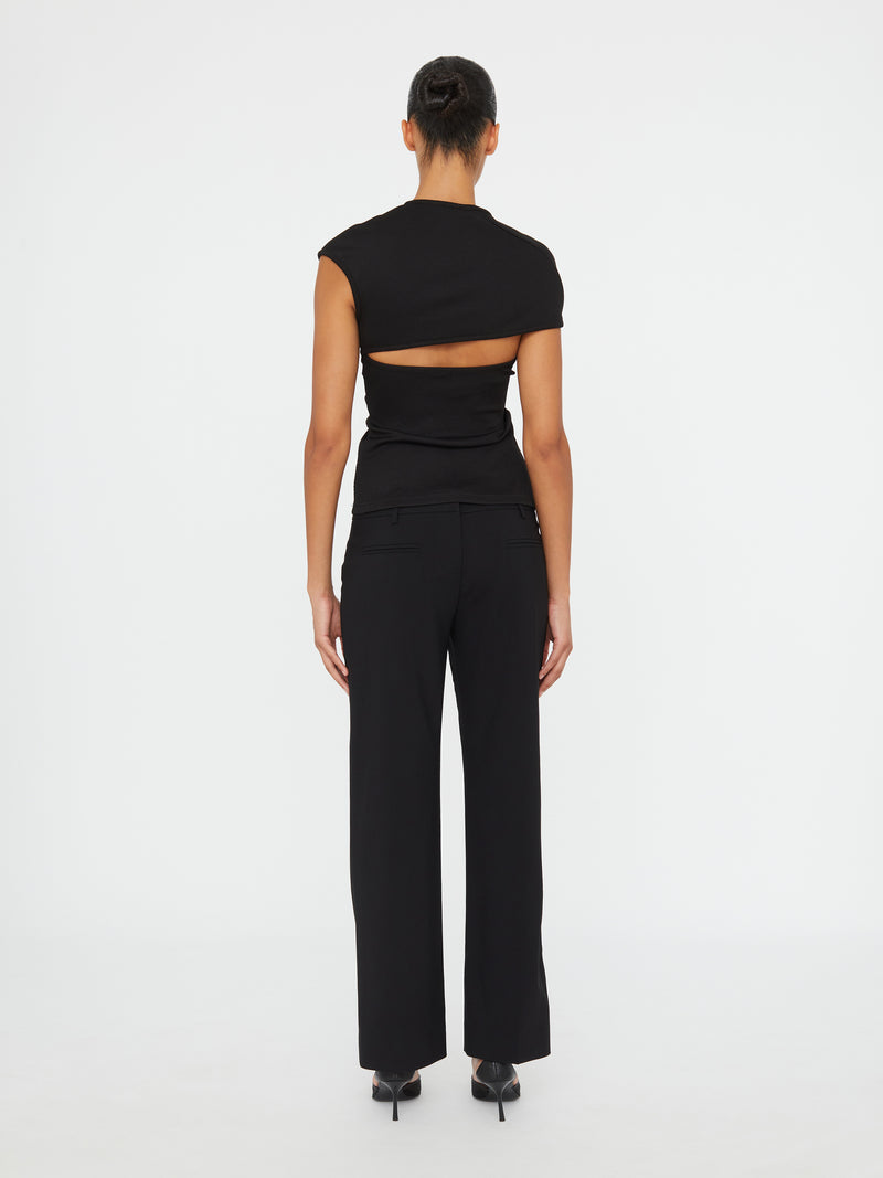 Helix Crystal Ribbed Tee - Image 4