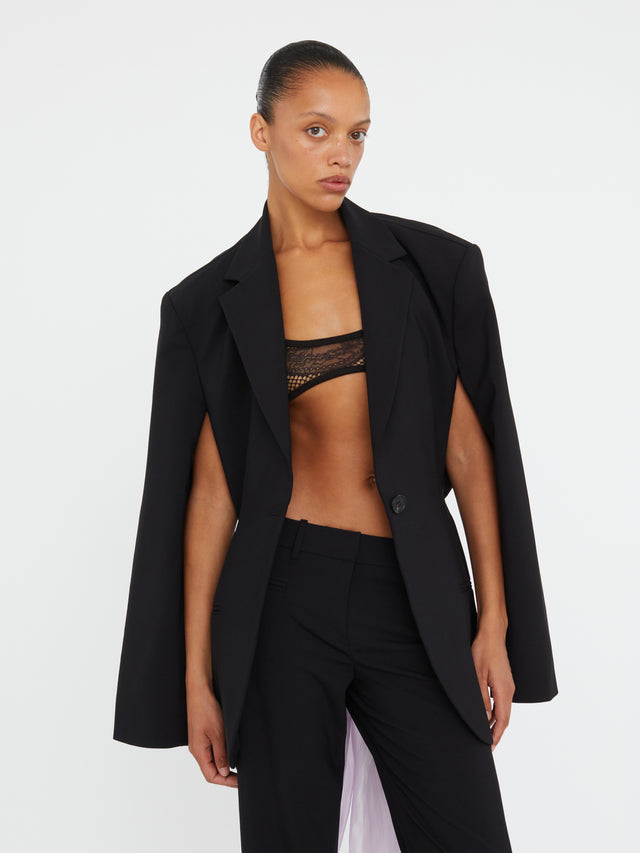 Intimate Bow Back Blazer