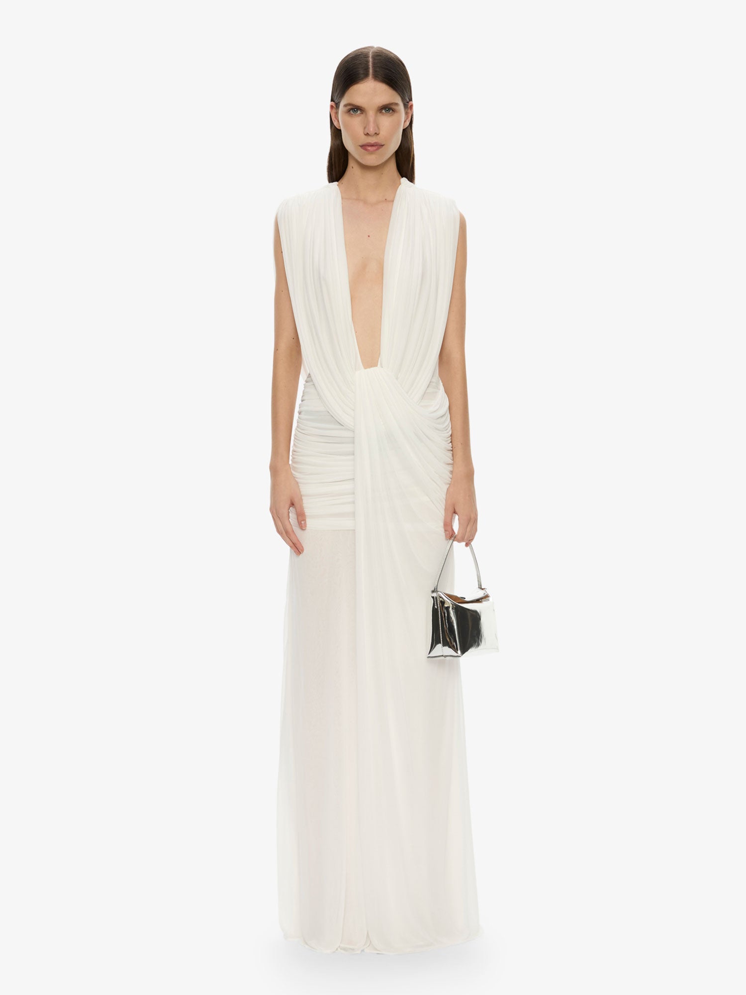 Ripple Drape Gown