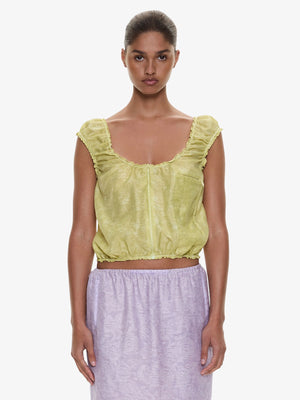 Light Leak Jacquard Zip Up Top