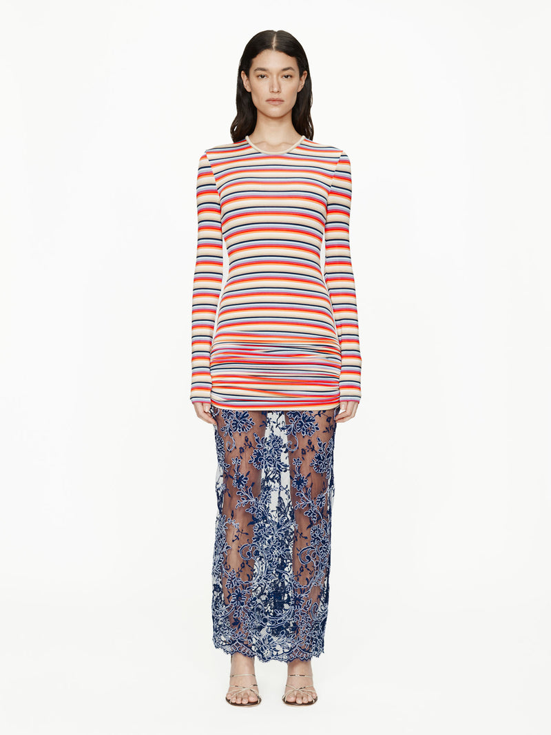 Calypso Iris Lace Long Sleeve Dress - Image 1