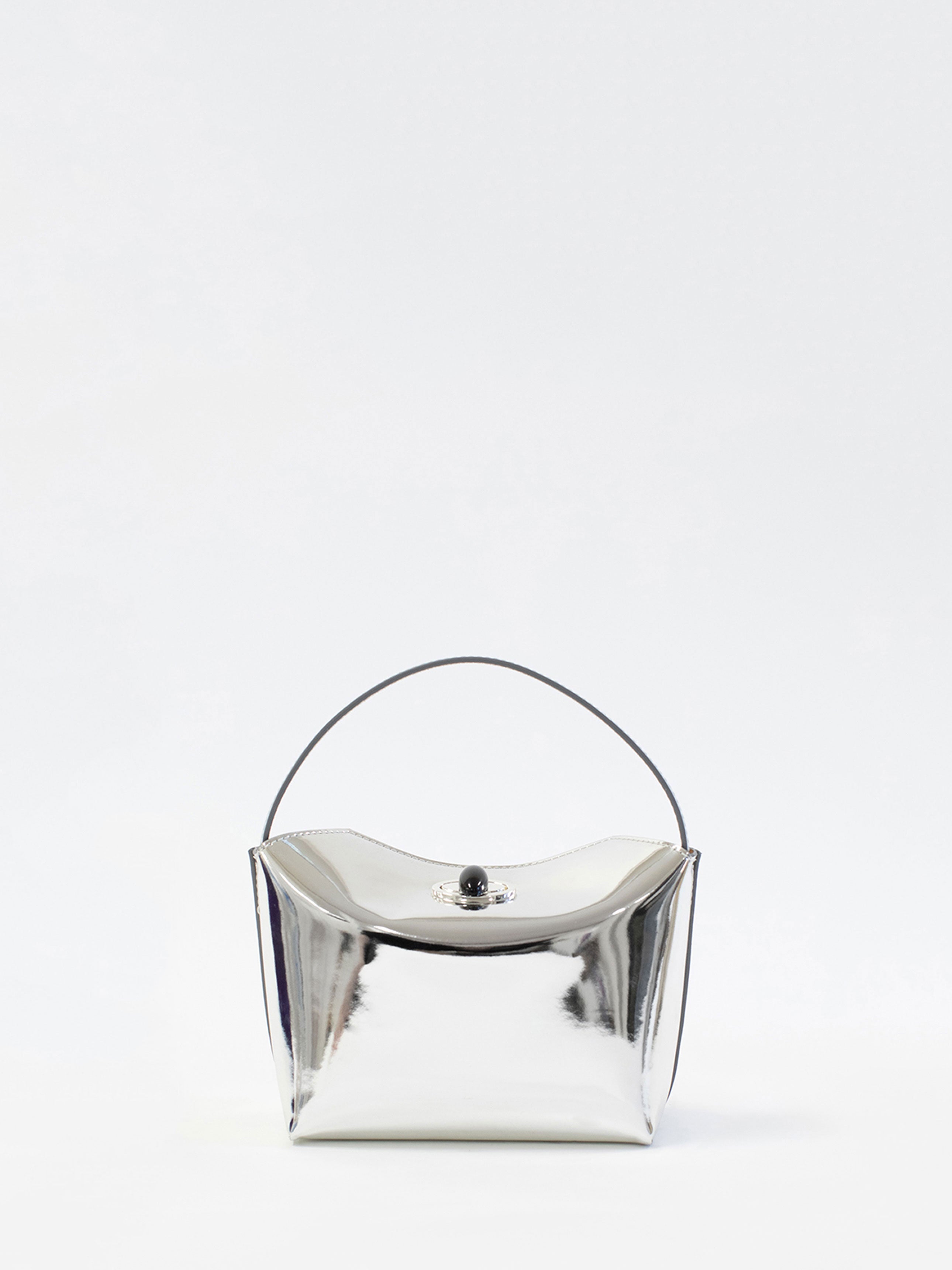 Turnlock Metallic Mini Bag