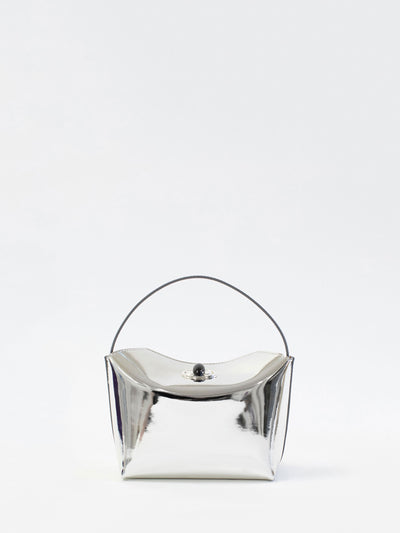 Turnlock Metallic Mini Bag