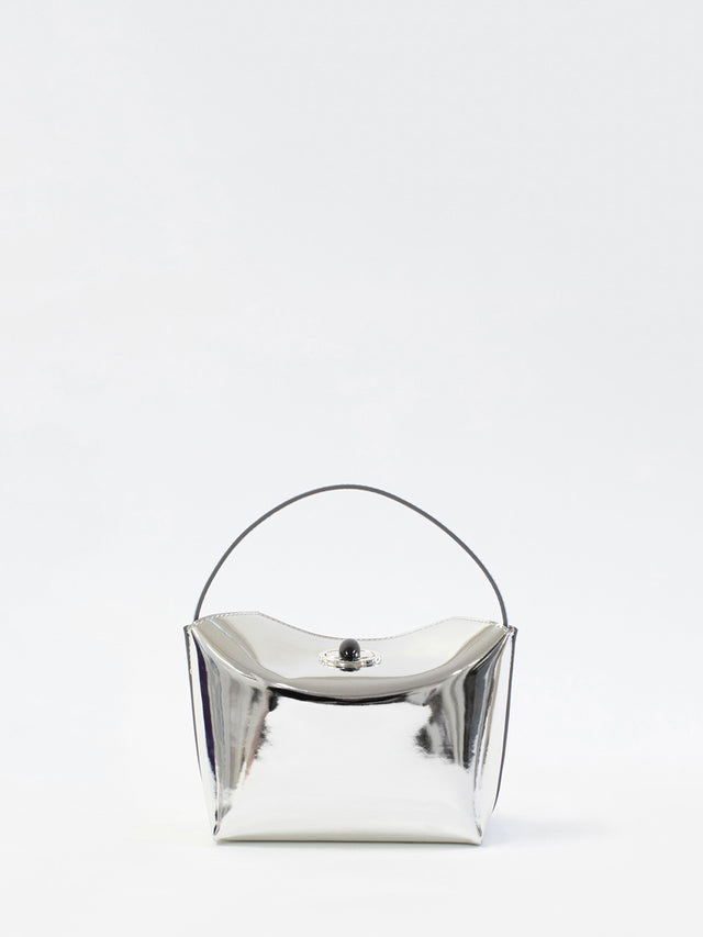 Turnlock Metallic Mini Bag