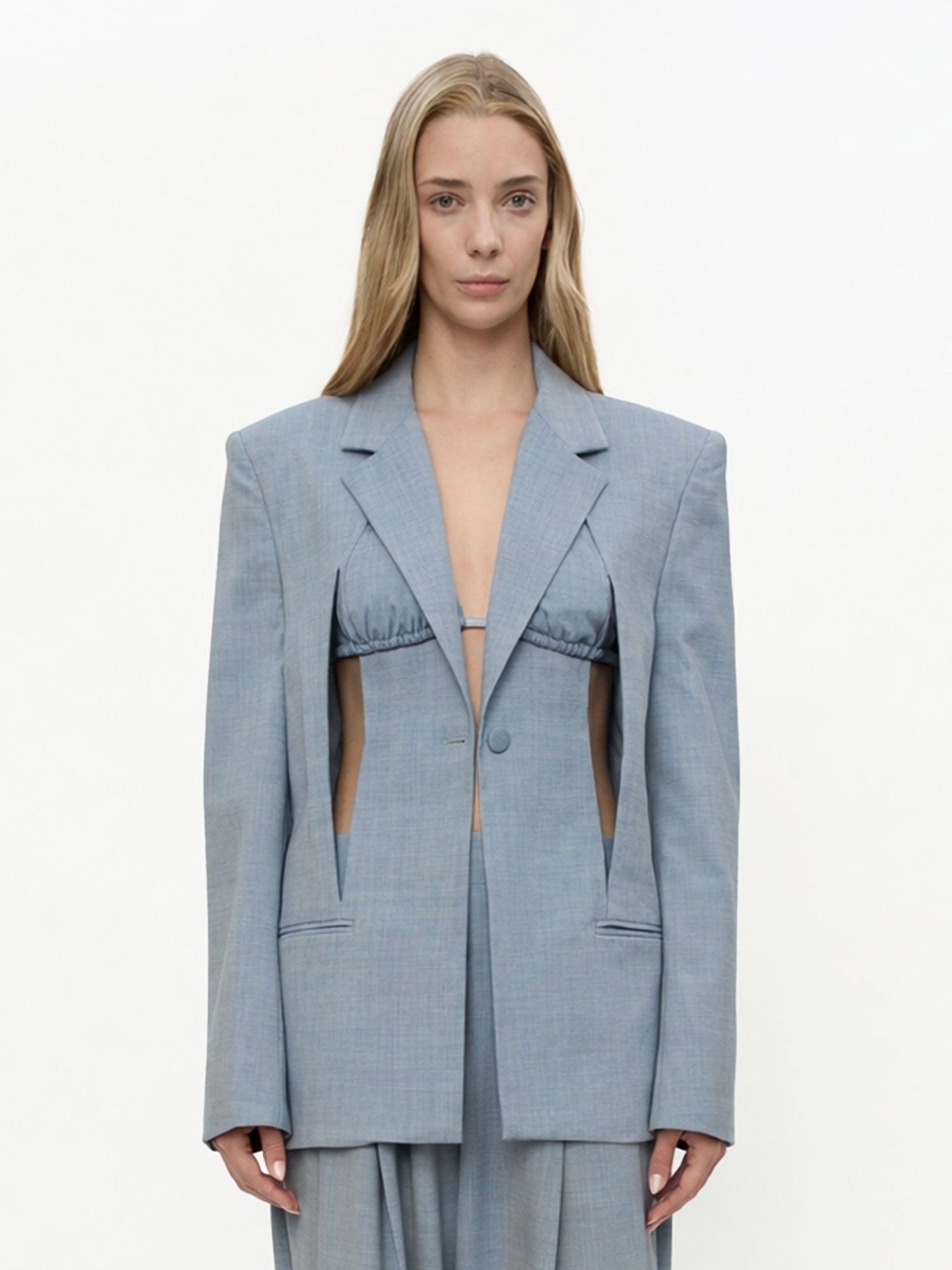 Slashed Bikini Blazer