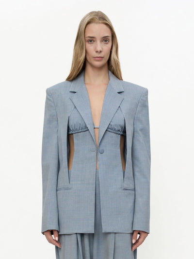 Slashed Bikini Blazer