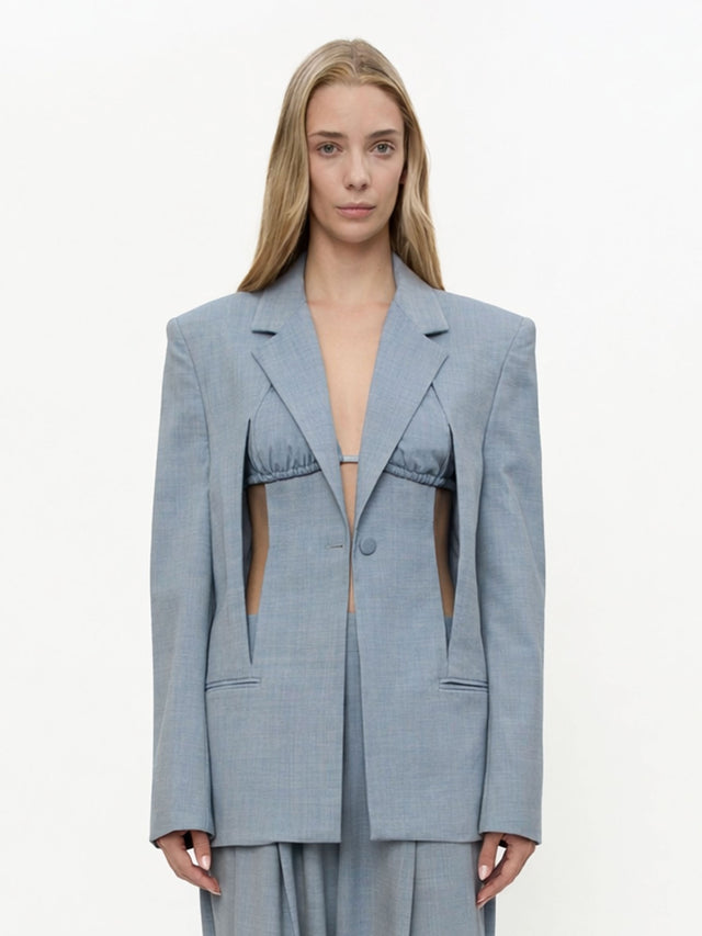 Slashed Bikini Blazer