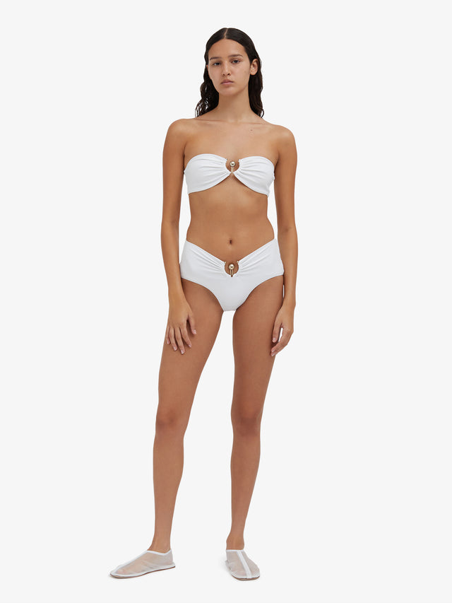 Ruched Prong Bandeau