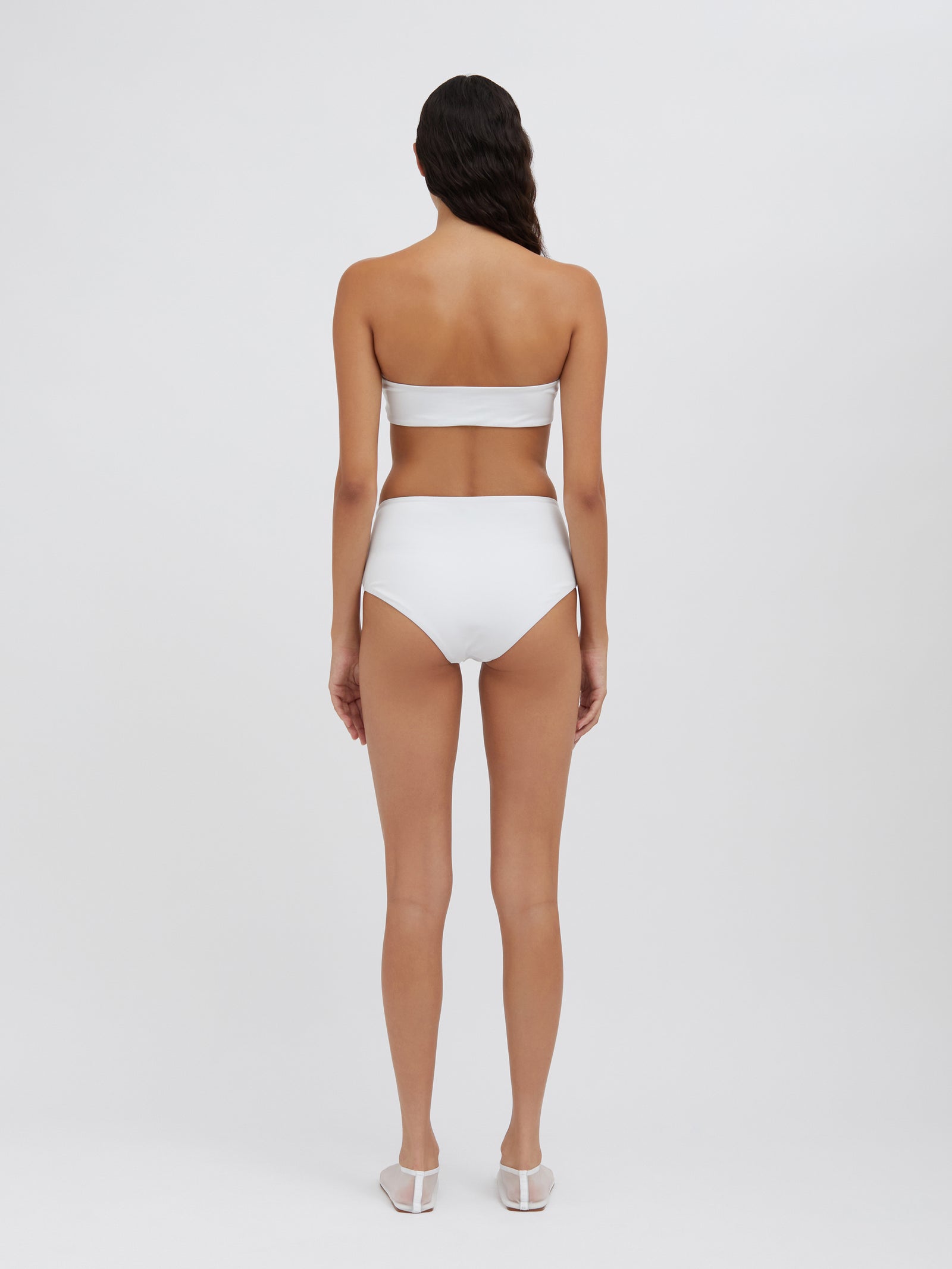 Christopher Esber Ruched Orbit High Brief (Quartz) main image 0