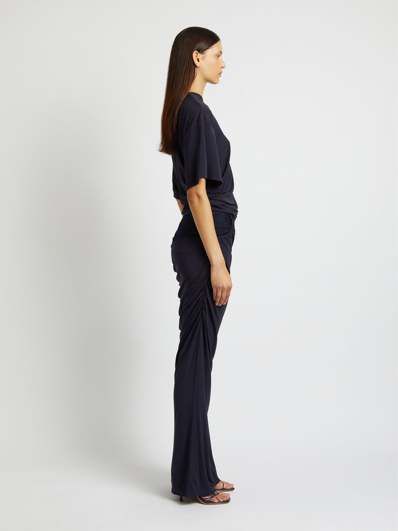 Side Cowl Waist Tee - Image 3