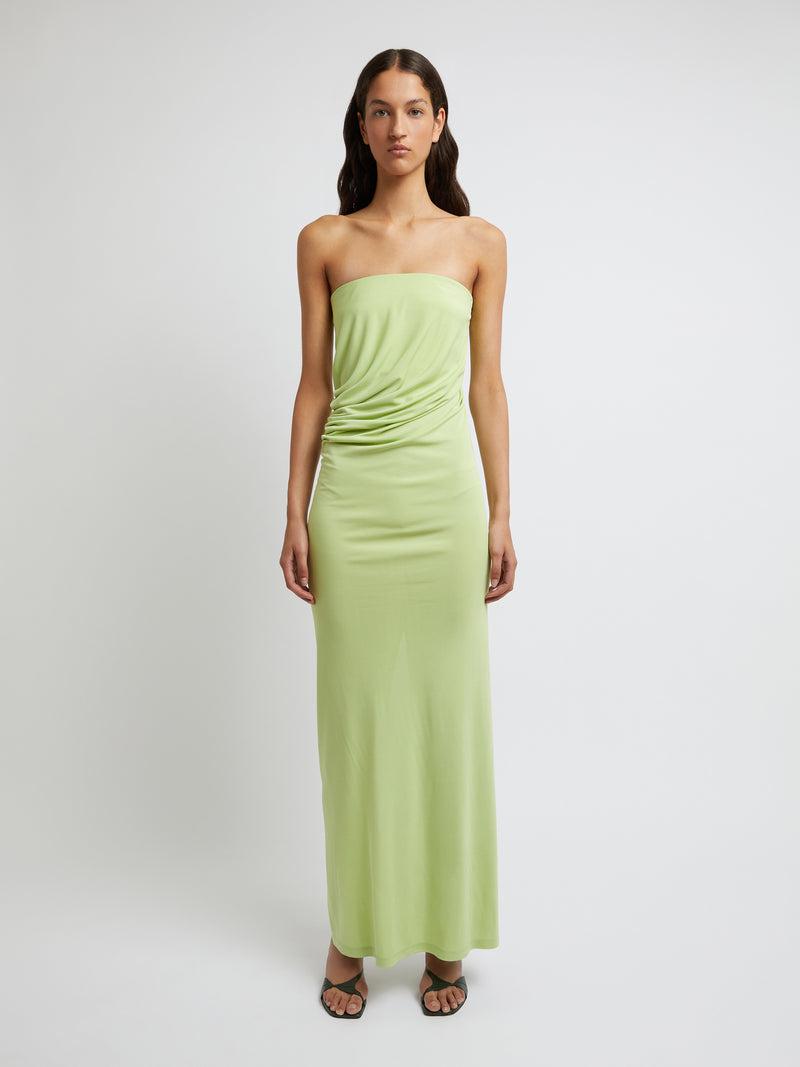 Strapless Ruched Dress