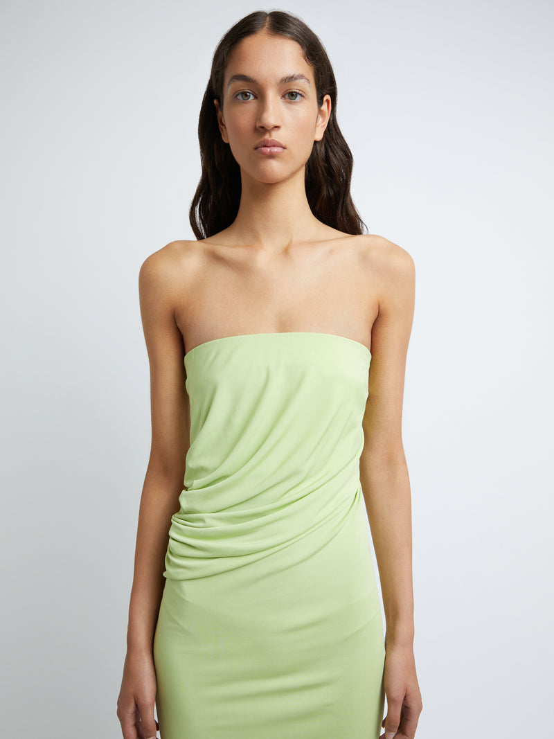 Strapless Ruched Dress