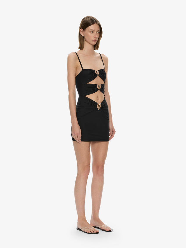 Pierced Orbit Mini Dress