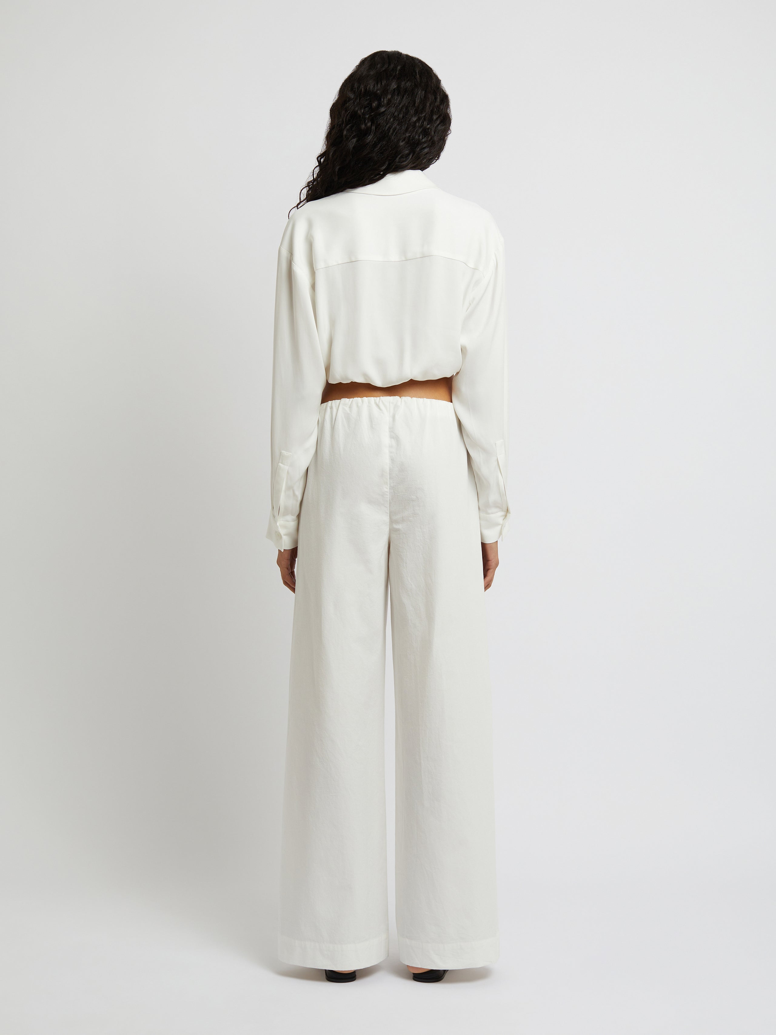 Wrapped Crop Shirt