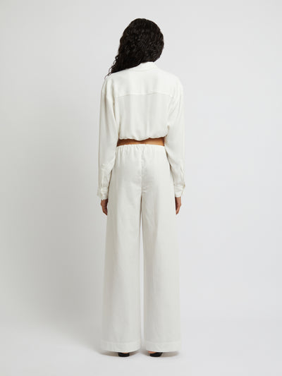 Wrapped Crop Shirt