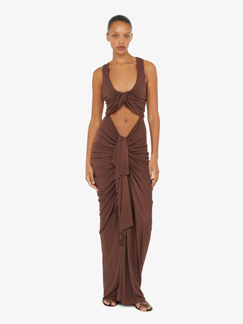 Vivenda Drape Front Dress - Image 4