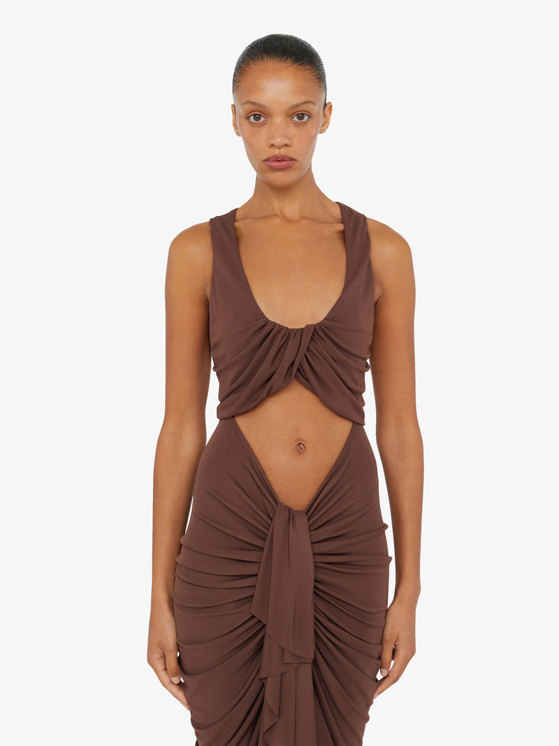 Vivenda Drape Front Dress - Image 3