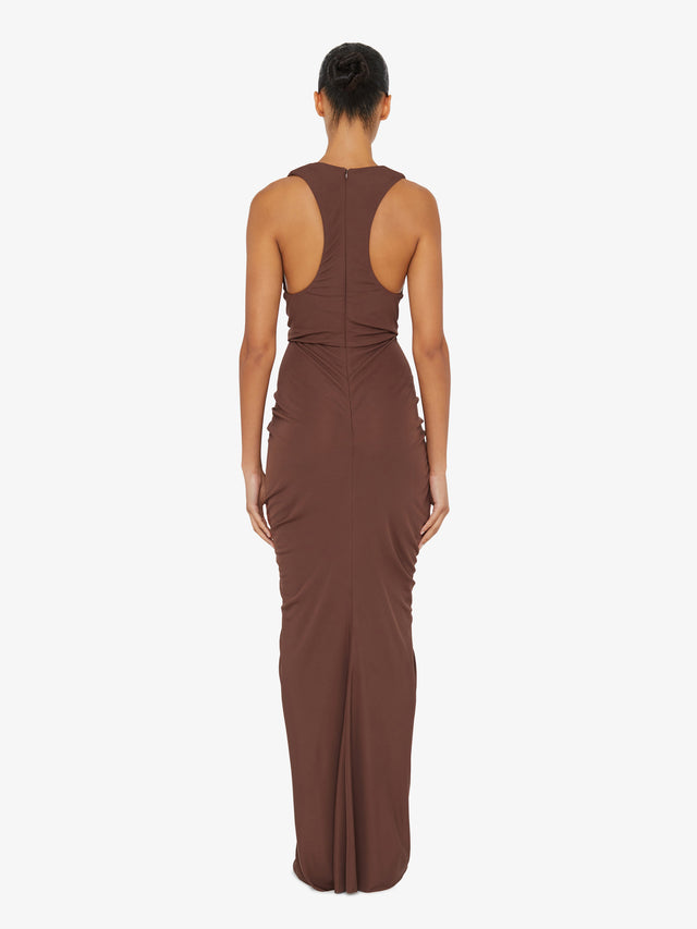 Vivenda Drape Front Dress