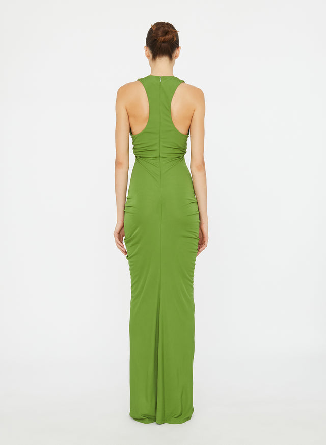 Vivenda Drape Front Dress