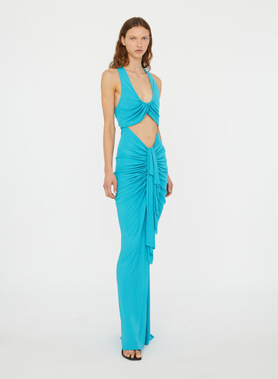 Vivenda Drape Front Dress