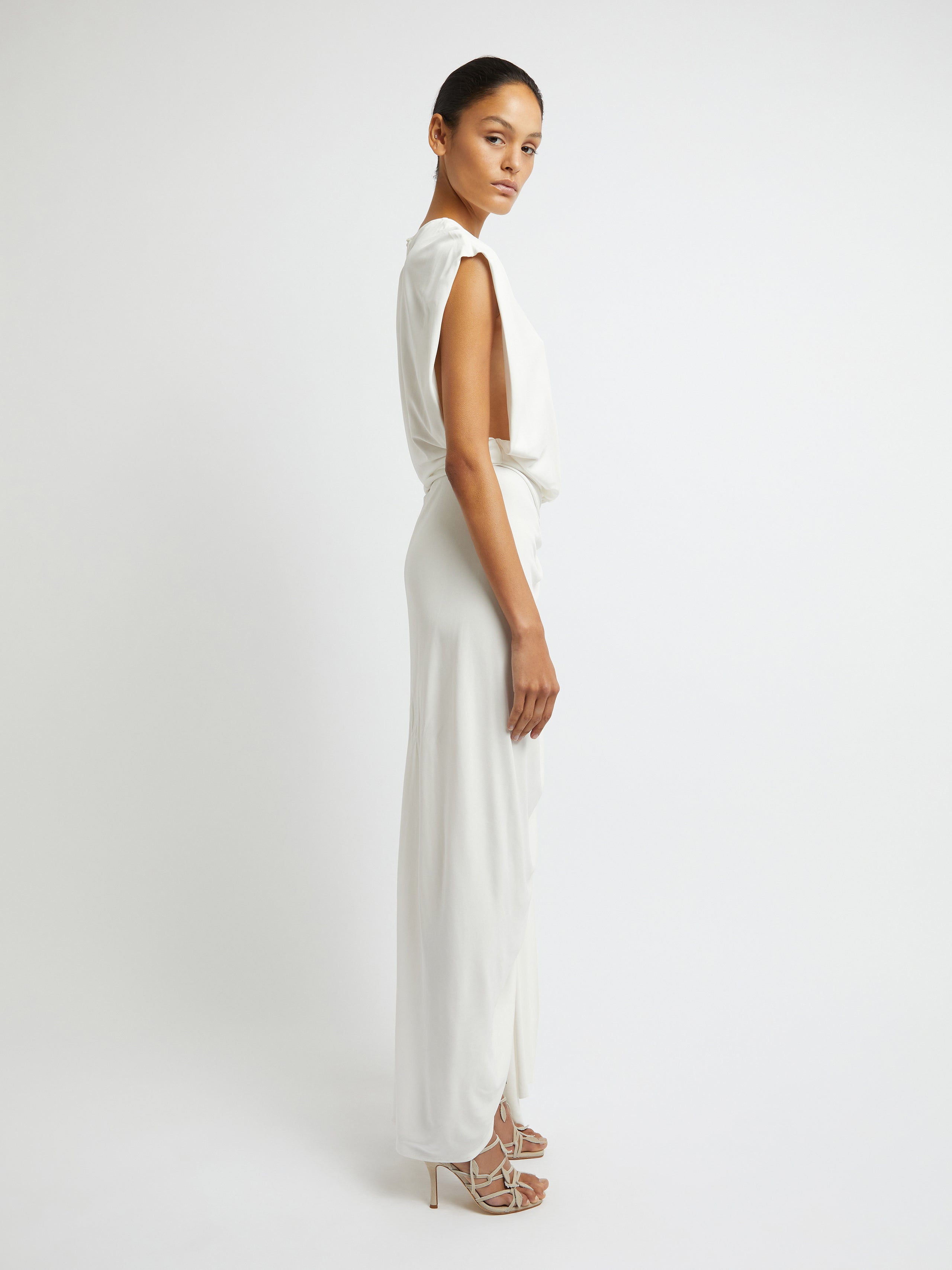 Arced Palm Tank Dress