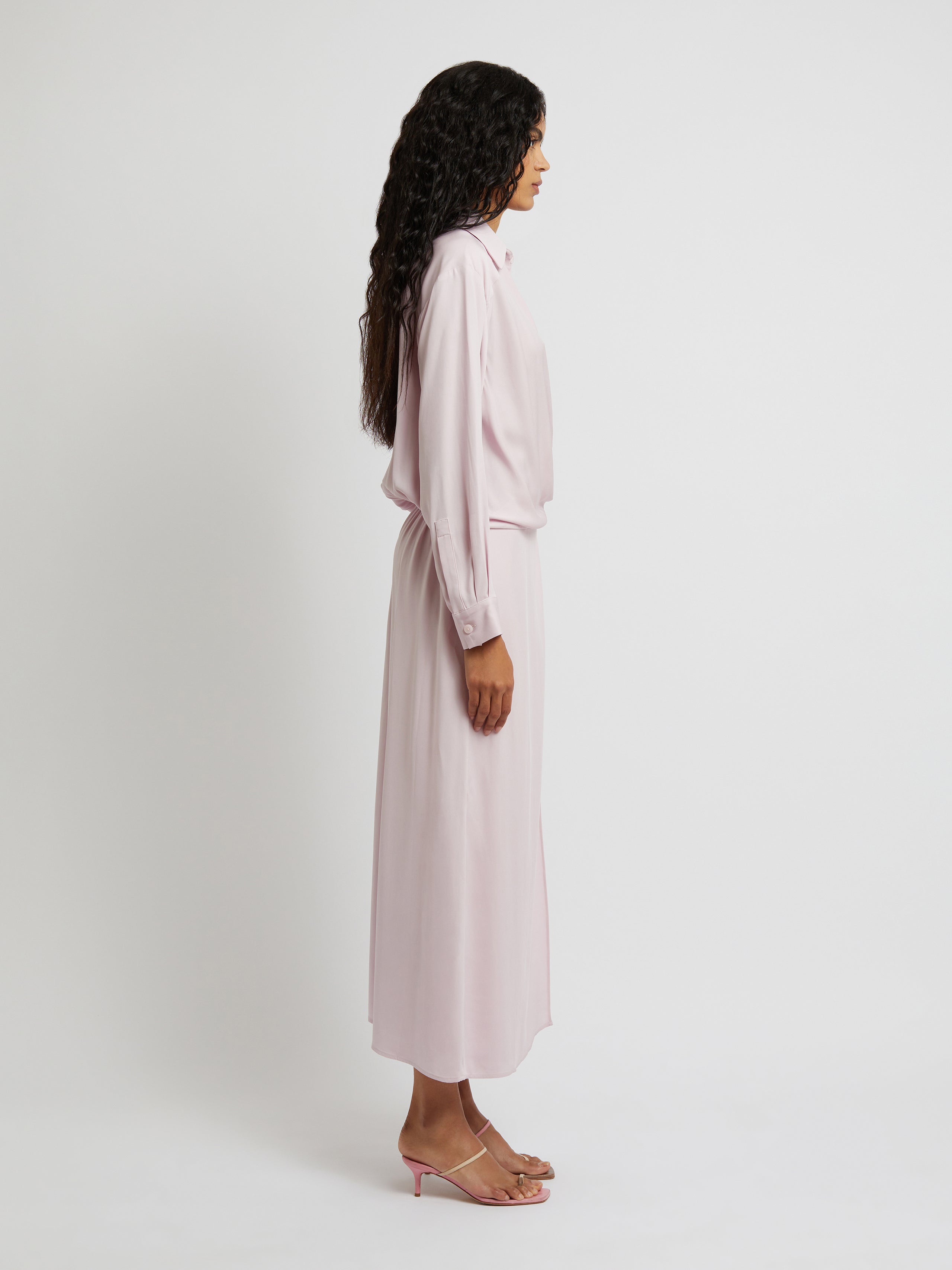 Wrapped Shirt Dress