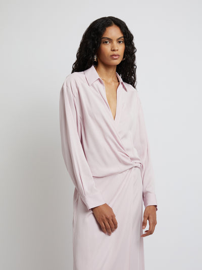 Wrapped Shirt Dress
