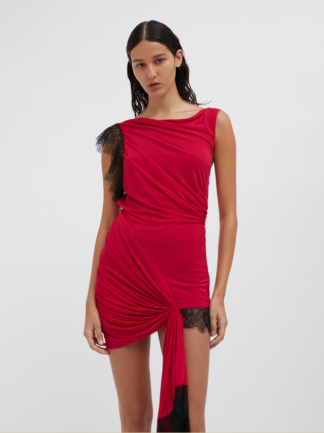 Galathea Asymmetric Micro Dress