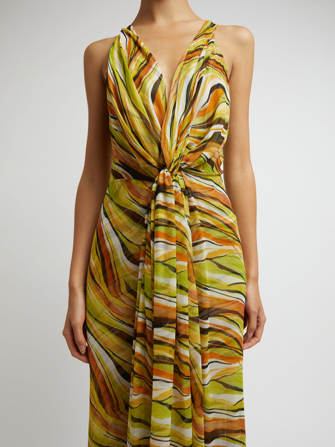 Folia Interlocked Silk Dress