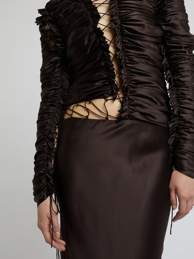 Sequence Silk Dress